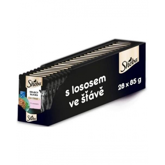 Mars SHEBA kapsička s Lososom v šťave 28 x 85 g