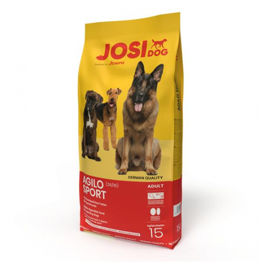 JosiDog Dog Agilo Sport 15 kg