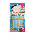 Pamlsek Inaba Churu Skin & Coat cat Tuniak s hrebenatkou 4 tuby 56 g