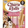 Pamlsok Inaba Churu Rolls dog Kuracie s lososom 8 ks 96 g