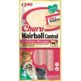 Pamlsek Inaba Churu Hairball cat Kuracie 4 tuby 56 g