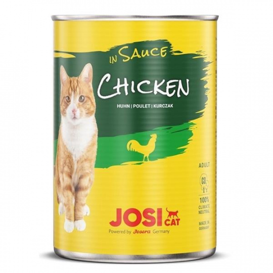 JosiCat konzerva Cat Chicken in Sauce 415 g