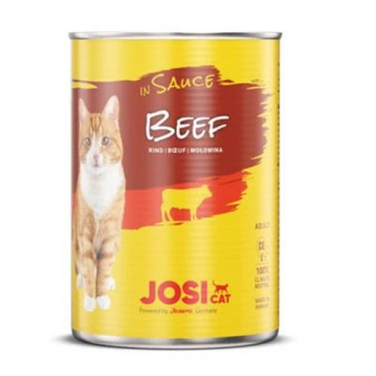 JosiCat konzerva Cat Beef in Sauce 415 g