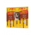 JosiCat pochúťka Cat Meat Sticks Beef&Lamb 35 g