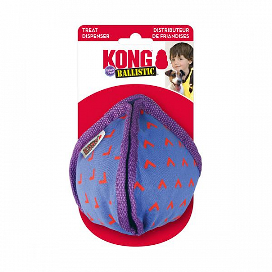 Hračka Kong Dog Ballistic Hide'n Treat vrecko na maškrty polyester M