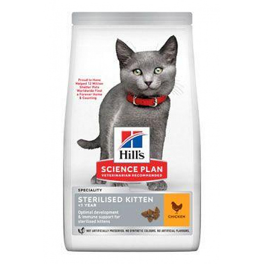 Hill's Fel. SP Kitten Sterilised Chicken 1,5kg
