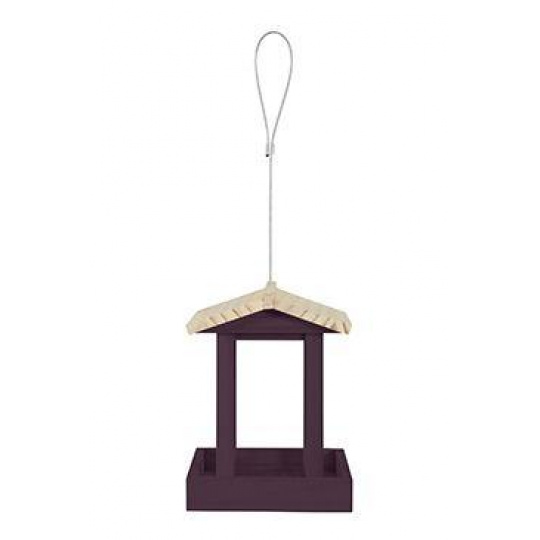 Krmítko vonk. FLORA 1 na semená drevo fialová Zolux Krmítko vonk. FLORA 1 na semená drevo fialová Zolux