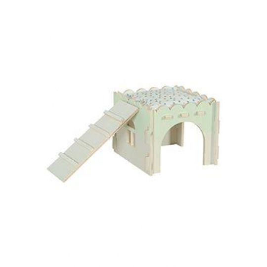 Domeček COSY dřevěný králík 9mm Zolux Domeček COSY dřevěný králík 9mm Zolux