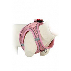 Postroj pes Sieťový ružová XS Zolux