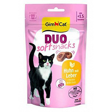 GimCat Duo Soft Snacks kuracie s pečeňou 50g GimCat Duo Soft Snacks kuracie s pečeňou 50g