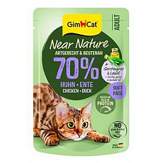 GimCat Near Nature kapsička kura&kačica 85g GimCat Near Nature kapsička kura&kačica 85g