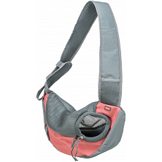 Front Sling Carrier - predné nosítko/taška, 50 x 25 x 18 cm, ružová/sivá (max. 5kg)