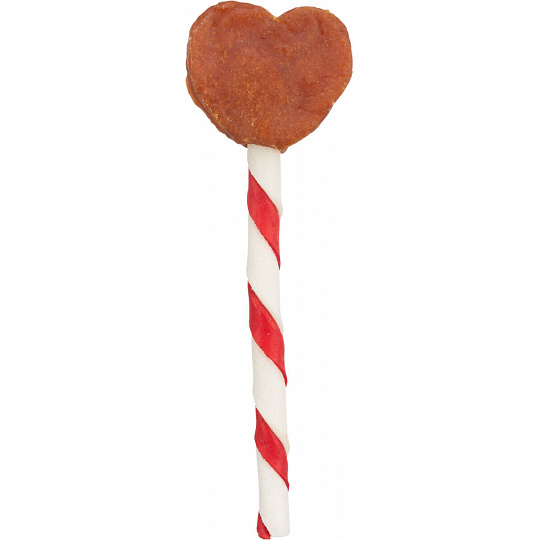 Valentine Heart Lollipop, kuracie lízatko tvar srdca, 12 cm/15 g [150 ks] - LIMITOVANÁ PONUKA