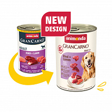 GRANCARNO Adult - hovädzie, jahňacie 400g GRANCARNO Adult - hovädzie, jahňacie 400g