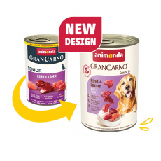 GRANCARNO Senior - hovädzie, jahňacie 400g GRANCARNO Senior - hovädzie, jahňacie 400g
