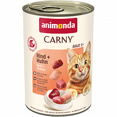 ANIMONDA konzerva CARNY Adult - hovädzie, kuracie 400g