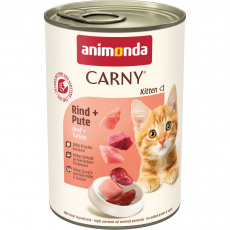 ANIMONDA konzerva CARNY Kitten - hovädzie + morčacie 400g