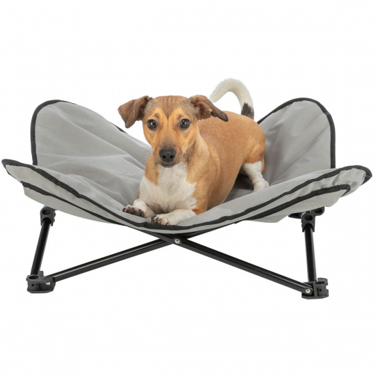 Campingové lôžko STRONG pre psy, tmavosivá/petrolejová Campingové lôžko STRONG pre psy, tmavosivá/petrolejová