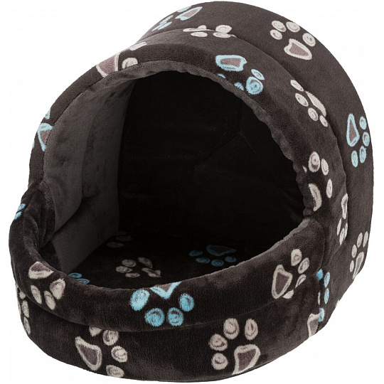 Plyšová kukaňa JIMMY 40 x 35 x 35 cm taupe-sivá s labkami Plyšová kukaňa JIMMY 40 x 35 x 35 cm taupe-sivá s labkami