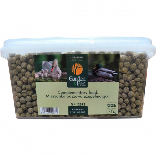 GARDEN FUN krmivo pre vodné vtáky vedro 1kg