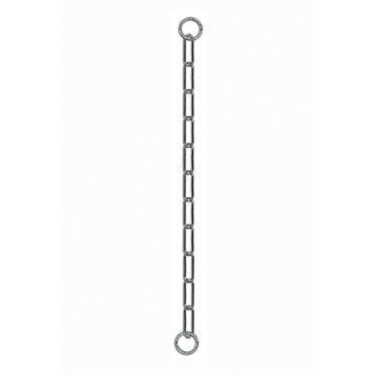 Obojek kovový stahovák dlouhá oka 1-řadý 50cm