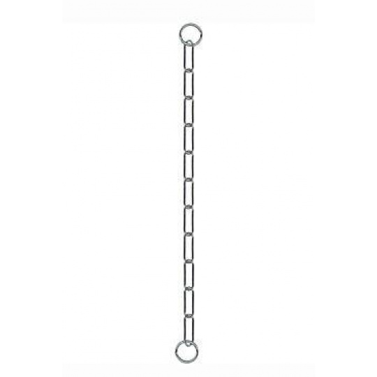 Obojek kovový stahovák dlouhá oka 1-řadý 60cm