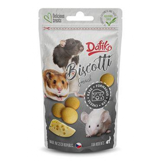 Dafiko piškoty pro hlodavce sýr 25g Dafiko piškoty pro hlodavce sýr 25g