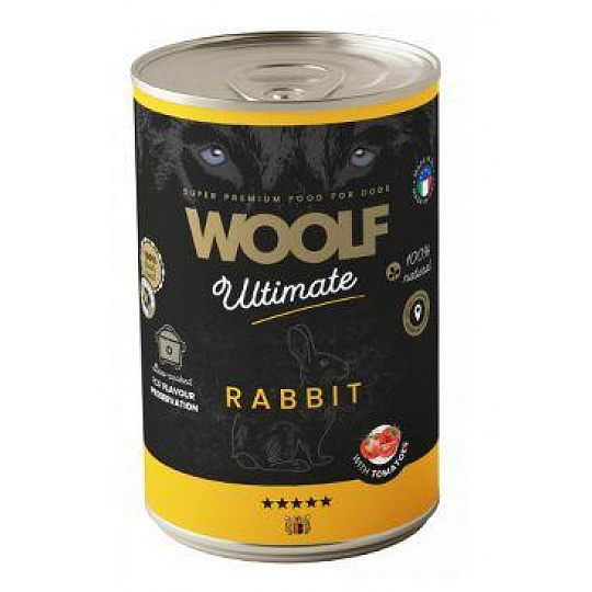WOOLF Ultimate DogFood konz. Králik 400g