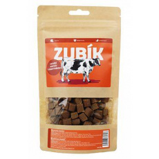 Pochúťka ZUBÍK Hovädzie kocky s rakytníkom 200g Pochúťka ZUBÍK Hovädzie kocky s rakytníkom 200g
