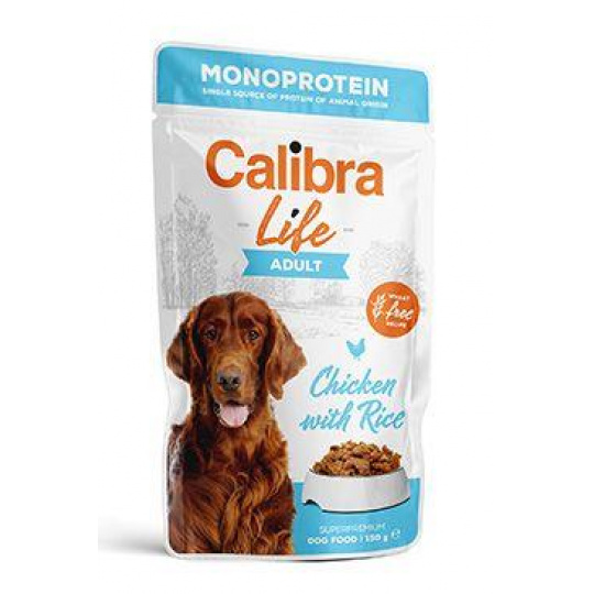 Calibra Dog Life kapsička Adult Chicken 150g