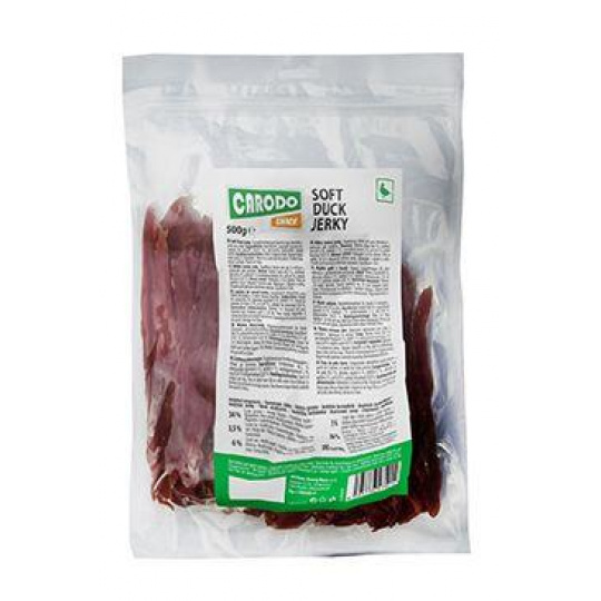 CARODO Dog poch. Měkký kachní jerky 500g CARODO Dog poch. Měkký kachní jerky 500g