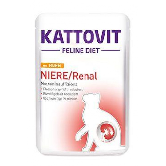 Kattovit Cat Niere/Renal kura kapsička 85g Kattovit Cat Niere/Renal kura kapsička 85g