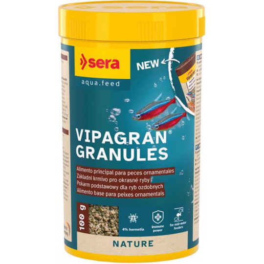 Sera Vipagran Nature základné krmivo 250 ml Sera Vipagran Nature základné krmivo 250 ml
