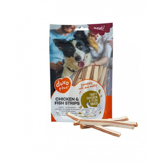 Pamlsek DUVO+ Pásiky kura & ryba 80 gr Pamlsek DUVO+ Pásiky kura & ryba 80 gr