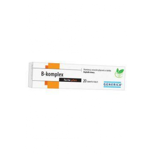 Vitamín B-komplex Forte Plus Generica 20tbl