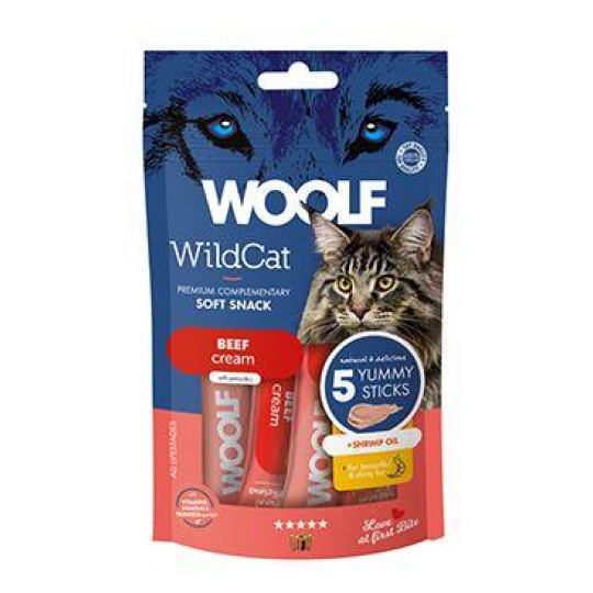 WOOLF WildCat Cream Functional Beef 5x14g