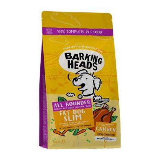 BARKING HEADS All Hounder Fat Dog Slim Chick 2kg BARKING HEADS All Hounder Fat Dog Slim Chick 2kg
