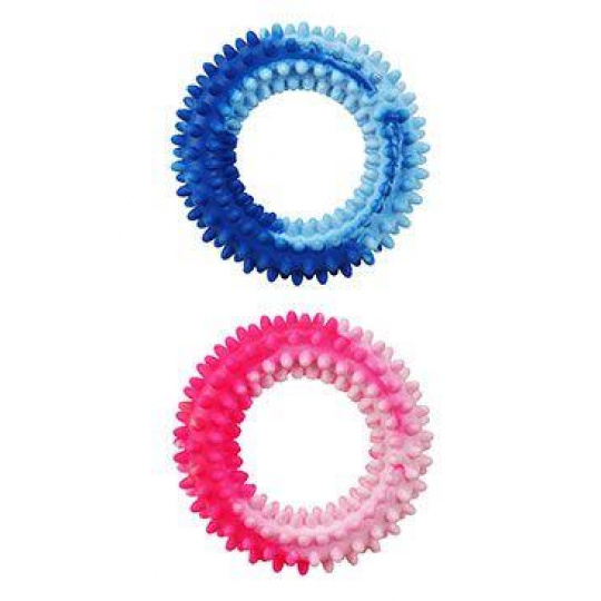 Hračka pes Kruh s bodlinami plávajúci 10cm SP Hračka pes Kruh s bodlinami plávajúci 10cm SP