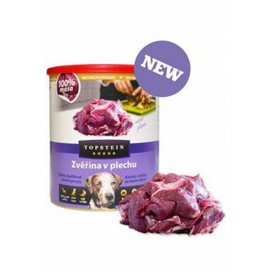 Topstein Zverina v plechu 800g