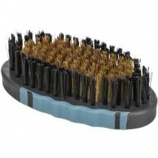 Tvarovaný ovál s mosadznými drôtikmi 7 x 12 cm Tvarovaný ovál s mosadznými drôtikmi 7 x 12 cm