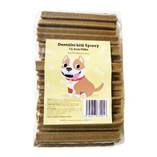 Pochúťka Dentálny kríž Syrový 50ks