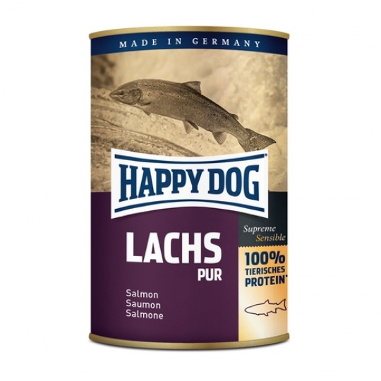 Happy Dog Konzerva Lachs Pur Losos 375 g