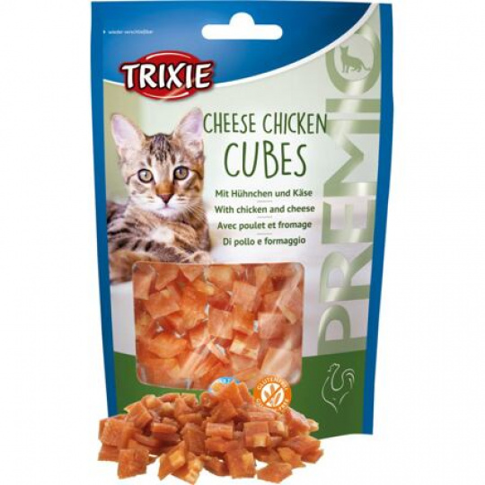 Premio CHEESE CHICKEN CUBES - kuracie kocky so syrom 50 g Premio CHEESE CHICKEN CUBES - kuracie kocky so syrom 50 g
