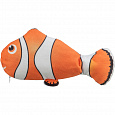 Ryba "NEMO" ako živá, mrskajúca sa, s catnipom, látka, 26 cm
