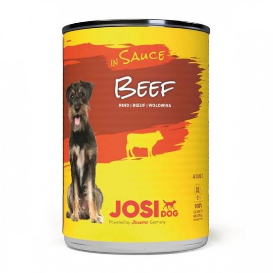 JosiDog konzerva Dog Beef in sauce 415 g JosiDog konzerva Dog Beef in sauce 415 g