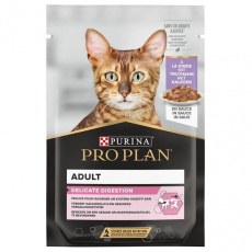 ProPlan MO Cat Adult delicate jemná pena s vysokým obsahom morky konzerva 24x85 g