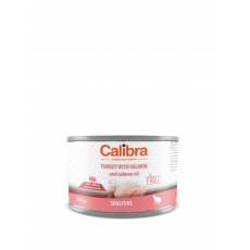 Calibra KONZERVA cat Sensitive morka a losos+losos.olej 24 x 200 g