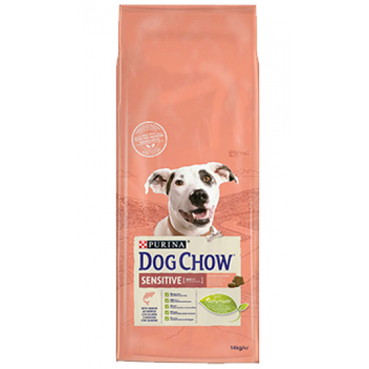 Purina DOG CHOW Sensitive Adult 14 kg Dospělý jedinec Losos