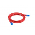 LANBERG PATCHCORD S/FTP CAT.6A 0,5M ČERVENÝ LSZH