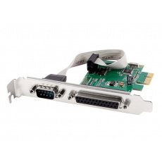 Gembird PEX-COMLPT-01 Sériový port COM + port LPT Přídavná karta PCI-Express, s extra nízkoprofilovým držákem